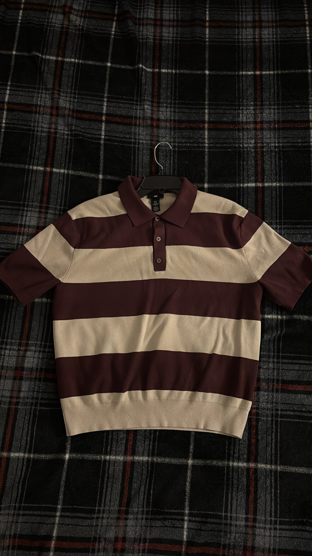 H&M Oversized Collar Shirt/Size: M