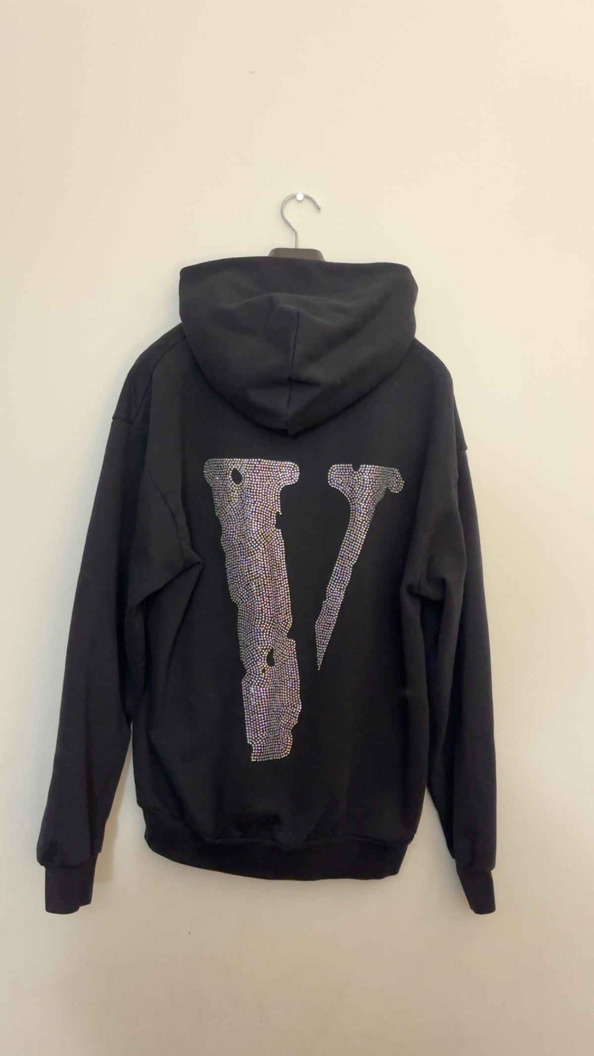 Vlone Swarovski Friends Rhinestone Black Hoodie