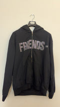 Vlone Swarovski Friends Rhinestone Black Hoodie